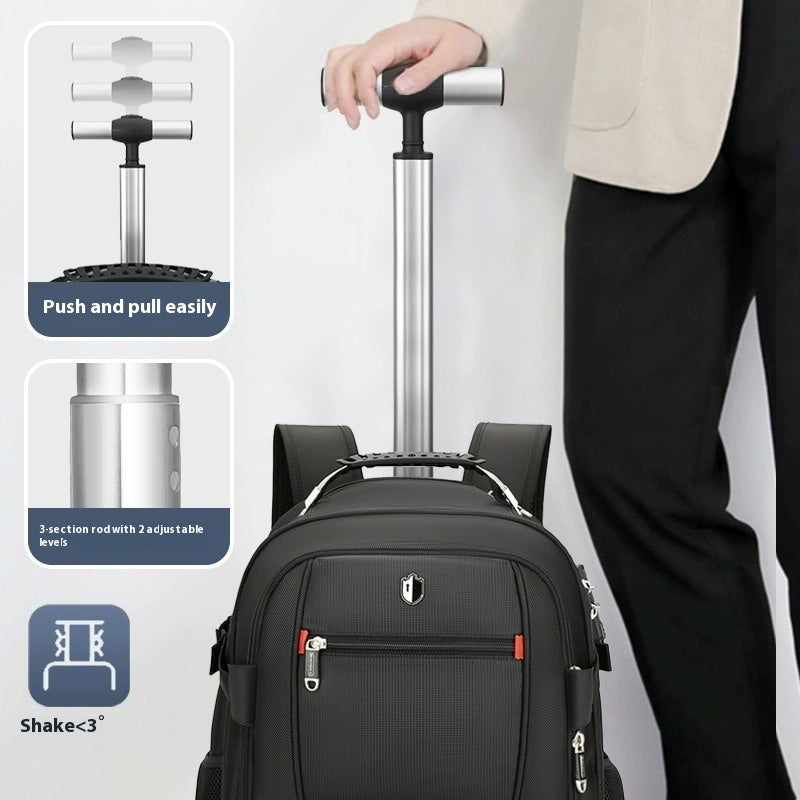 Swicky Trolley Backpack – High Quality, Large Capacity, Ideal for Travel and Boarding