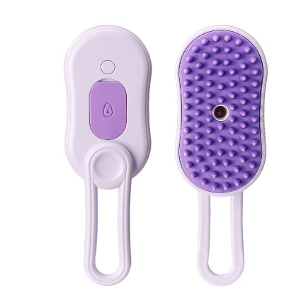 3-in-1 Steam Brush for Cats and Dogs – Electric Brush with Spray for Massage, Grooming and Hair Removal